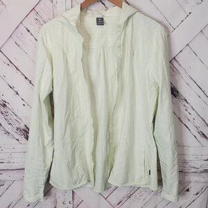 Kuhl Striped Buttoned Down Shirt Hood